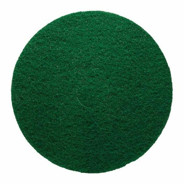 Clean All 6732 13 in. Floor Scrubbing Pad Green CL2737578